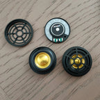 ELFINEAR CarbonGild 40 1Pair 40mm Carbon Fiber Gilded Dome Headphone Driver, 32Ω/300Ω Options