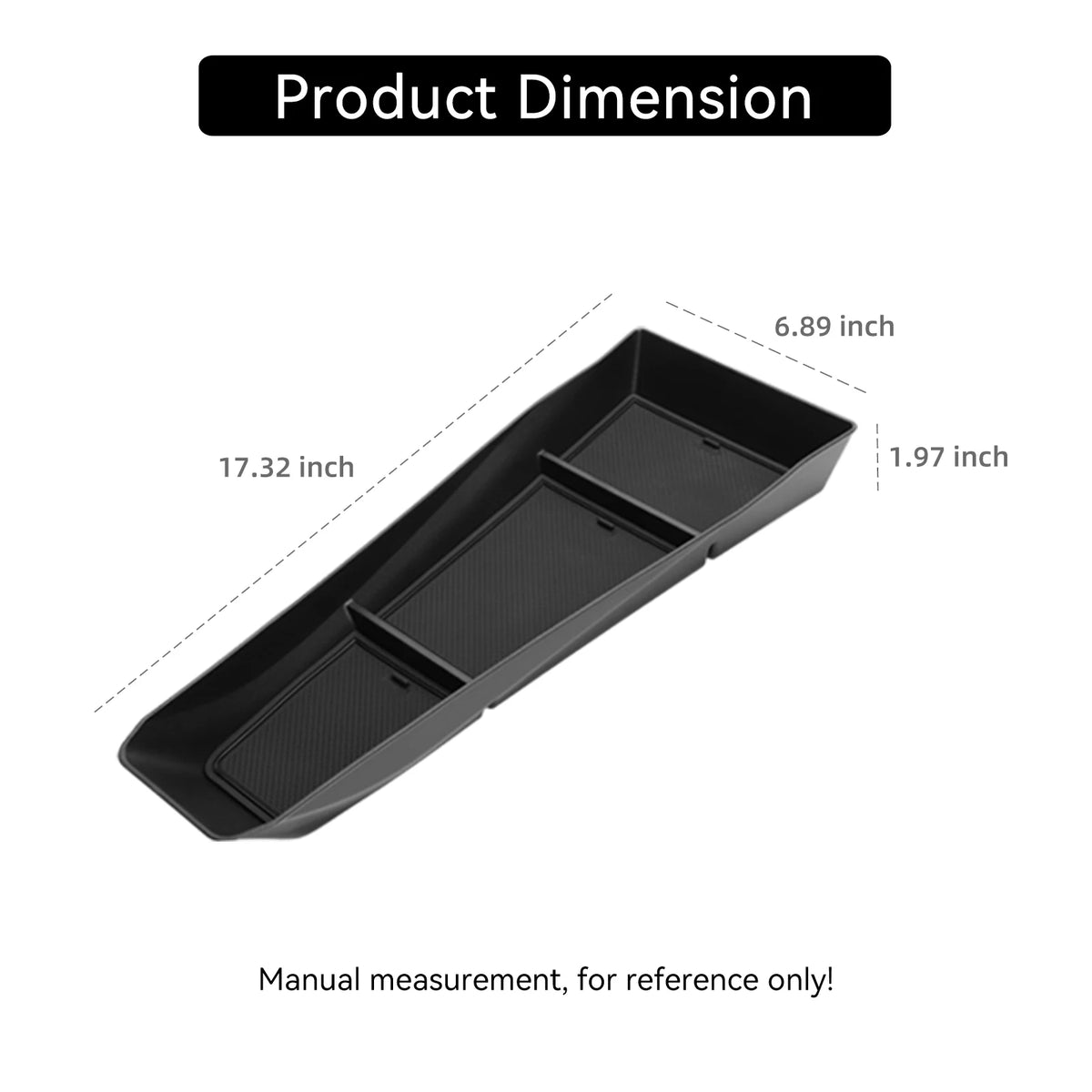 for BYD SEAGULL/BYD Dolphin Mini Center Console Storage Box Central Lower Layer Organizer Tray Car Interior Accessories