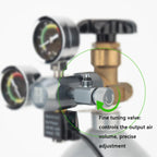 ZRDR aquarium CO2 regulator solenoid valve bubble counter is used for CO2 gas cylinder fish tanks CO2 pressure reducing valve