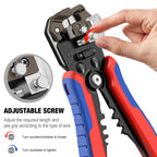 SJ-D2 3IN1 Wire Stripper Tools Multitool Pliers Automatic Stripping Cutter Crimping Cable Wire Electrician Repair Hand Tools