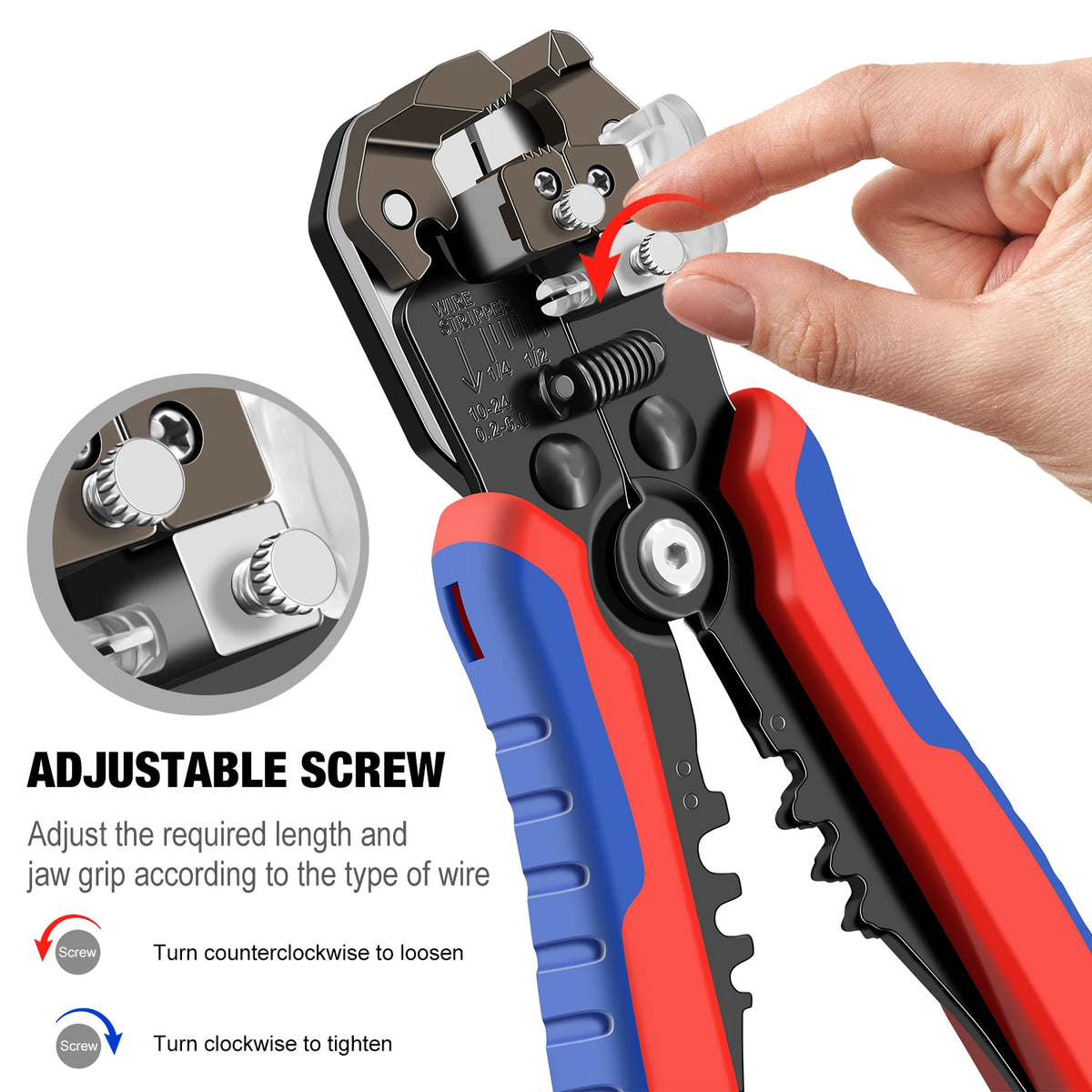 SJ-D2 3IN1 Wire Stripper Tools Multitool Pliers Automatic Stripping Cutter Crimping Cable Wire Electrician Repair Hand Tools