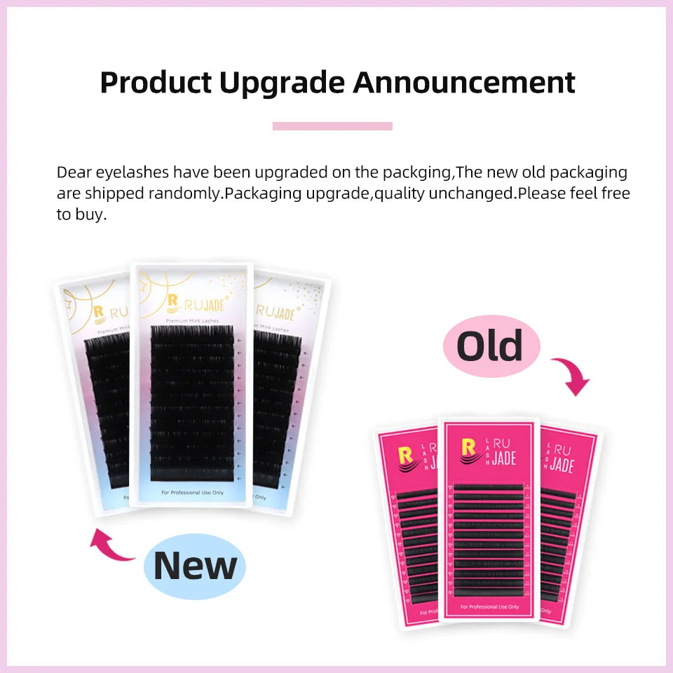 10 Cases Individual Eyelashes Extension 6-20mm Synthetic False Mink Eyelash Lower Lashes Russian Volume Makeup Eyelash Wholesale