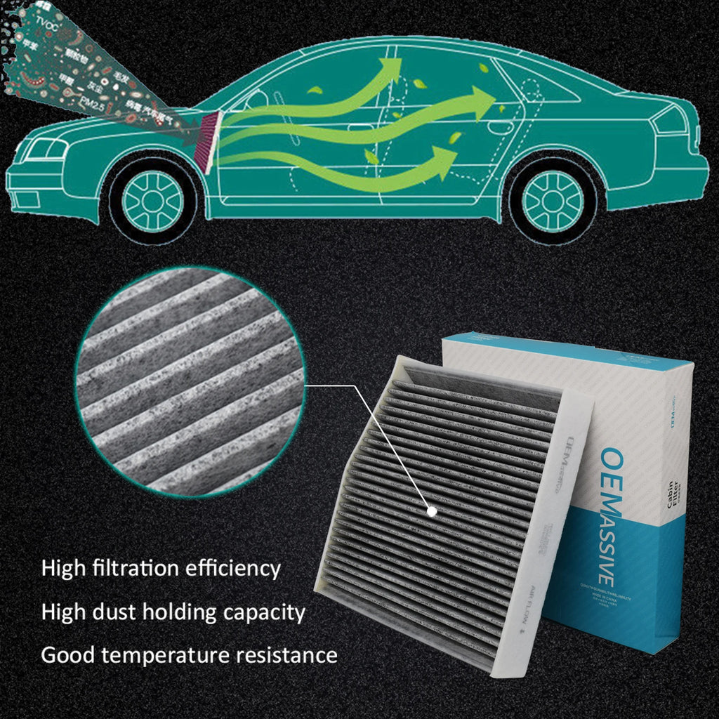 For Mercedes-Benz A/B/GLA-Class CLA W246 W242 W176 C117 X156 X117 A180 A200 A250 A45 B180 Cabin Air Filter 2468300018 2468300118