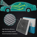 For Mercedes-Benz A/B/GLA-Class CLA W246 W242 W176 C117 X156 X117 A180 A200 A250 A45 B180 Cabin Air Filter 2468300018 2468300118