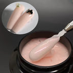 Jillnails 50g Self Leveling Medium Gel 50ml Milky Pink  White Gel Builder for Nails Extension Nail Building