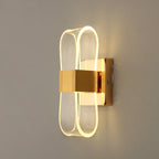 Acrylic Aluminum Wall Bedside Lamp Warm Light Lustre Modern Fashion Nordic Simple Home Living Dining Room Decor