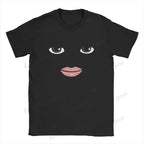 Y2k Anime Robot Robloxs Face Graphic Cotton T-Shirt Funny Men Women Clothes Tee Shirt  Hombre Unisex High Quality Cosplay Tops