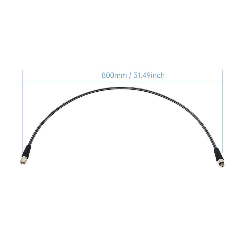 15cm 65cm 80cm Diving High Pressure Regulator Hose Professional Carbon Fiber Woven Flexible Safe Scuba Diving High Pressure Hose