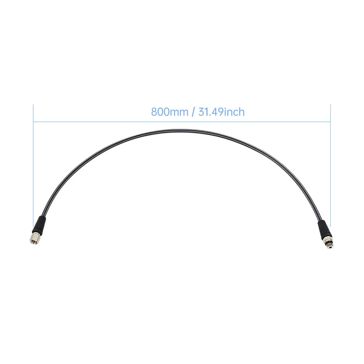 15cm 65cm 80cm Diving High Pressure Regulator Hose Professional Carbon Fiber Woven Flexible Safe Scuba Diving High Pressure Hose