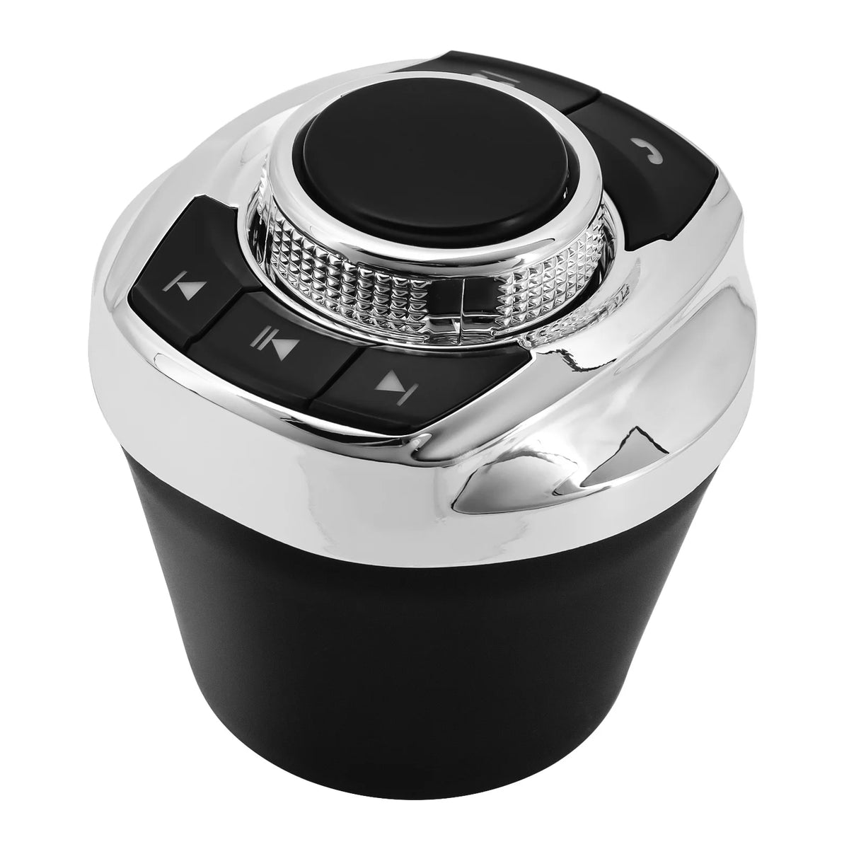 Universal Cup Shape Wireless Car Steering Wheel With LED Light 8-key Control Buttons For Android Multimedia Navigation Player