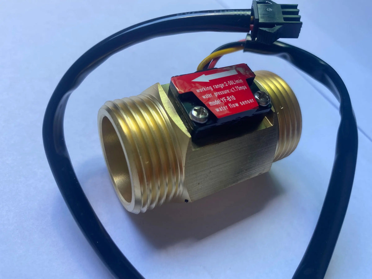 YF-B10 G1" 1inch Water Diesel Brass DN25 Hall effect Flow Sensor Meter Turbine Flowmeter 2-50L/min 7V-24V