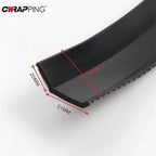 Universal Car Front Bumpers Anti Collision Strips Carbon Fiber Rubber Strip Car Front Bumper Lip for Car Lip Skirt Protector