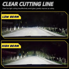 H1 LED Headlight Bulbs CANBUS Lights Mini Lamp 1:1 Size New Wireless H1 Fog Light with Fan Car LED Plug & Play 6000K 12V