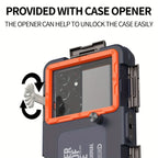 Waterproof Phone Case Holsters & 15m Diving 50ft Swimming Premium Protective Housing & Lanyard For iPhone Samsung 6.8" Phone