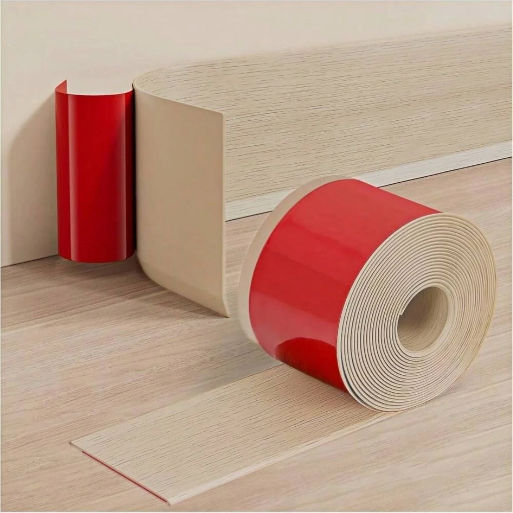 1PC 2mx8cm vinyl wall decoration skirting board, self-adhesive decorative skirting board, flexible self-adhesive decorative stri