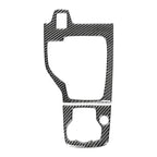 For Mazda 3 Axela 2014-2019 Center Control Gear Panel Decor Carbon Fiber Cover Trim Strip Inside Car Interior Accessories