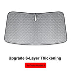 Tesla Model 3 Front Windshield Sunshade 6-Layer Upgraded Y S X Sunshade Automatic Block Summer Sunscreen Heat Shield Cover