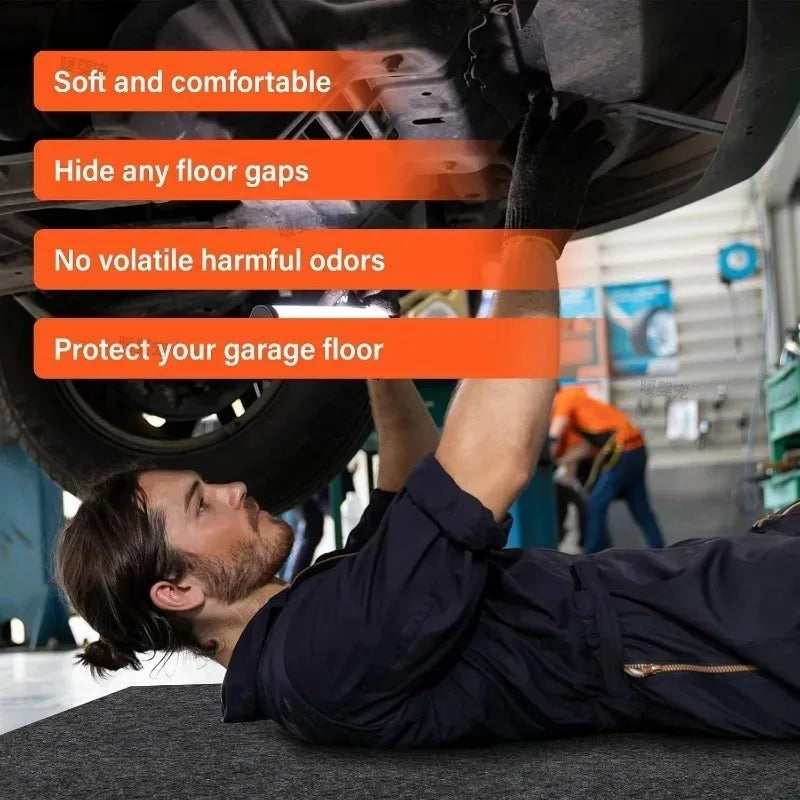 Car Repair Mat Felt Floor Mat Car Repair Pad Mat Garage Water-absorbent and Oil-proof Anti-slip Anti-spill Oil Mat Car Trunk Mat