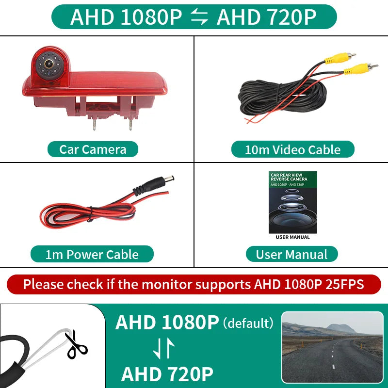 AHD 1080P-AHD 720P / 12 V