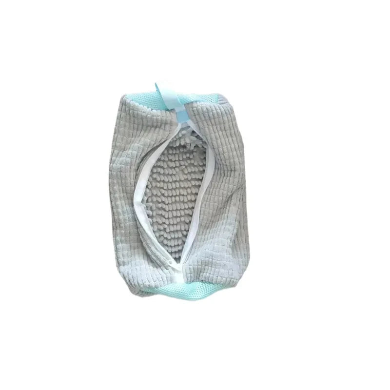 1PCS Wash Shoes Bag Padded Net Laundry Shoes Protector Fluffy fibers Polyester Washing Shoes Machine Laundry Bag Drying Bags