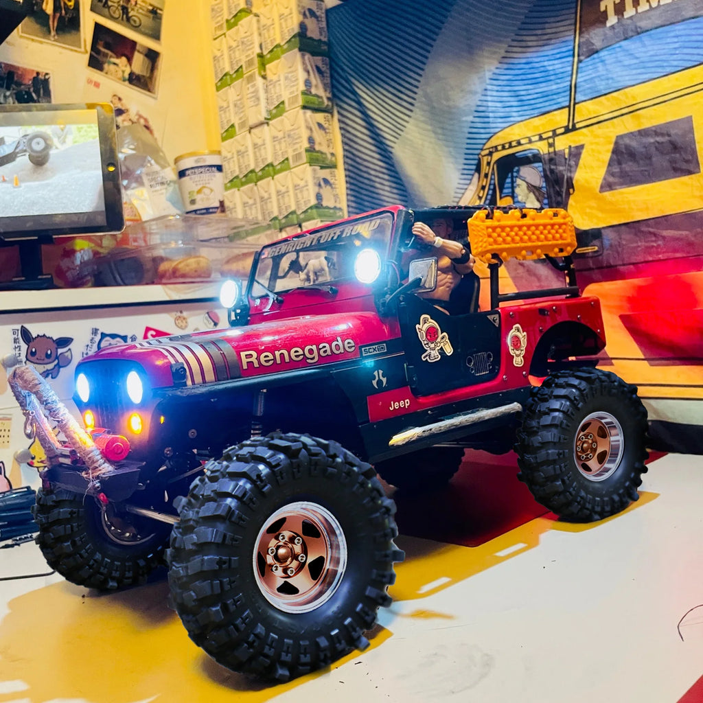 4pcs 1.9 in Wheel Tires for 1/10 TRX4 TRX6 SCX10 SCX10 II 90046 SCX10 III AXI03007 Gen7/8 D90 VS4-10 RC Crawler Car
