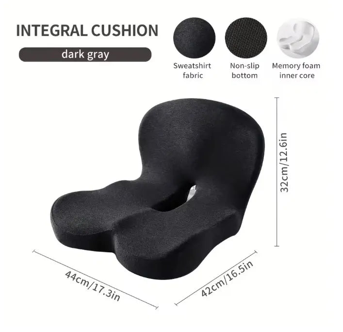 Memory Foam Cushion Interior Accessories Pillow Car Seat Waist Pillow Lumbar Support Office Pillow Chair Cushion