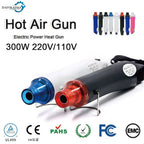Mini Hot Air Heat Gun for DIY Crafts Portable Heat Air Gun Tool for Embossing Shrink Wrapping Drying Paint 220V/110V 300W