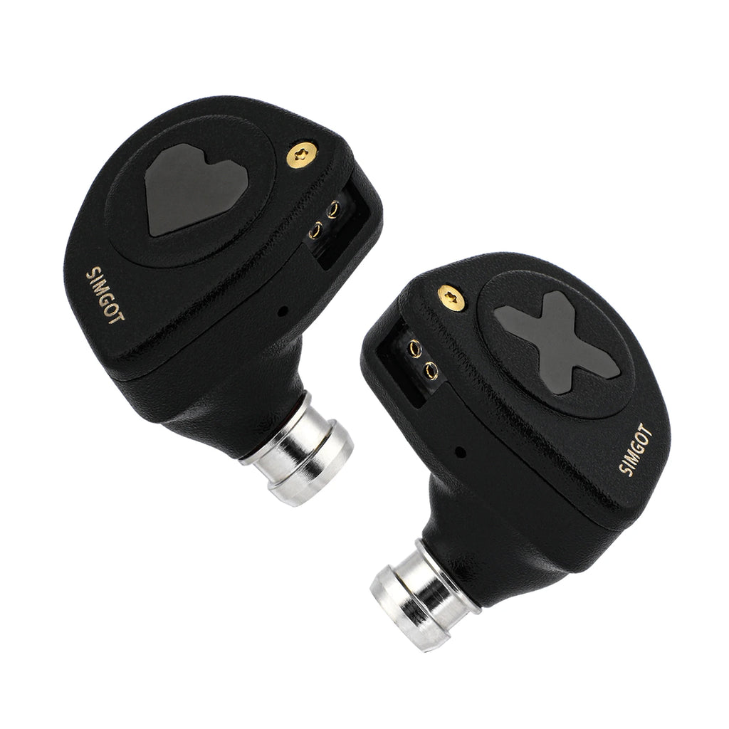 SIMGOT HBB EW300 1DD+1Planar+1PZT Hybrid Driver In Ear Monitor Earphone with Silver-plated OFC 0.78mm cable and CNC Alloy case