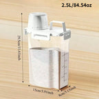 2.5L Covered Moisture-proof Sealed Storage Container - Used for Grain, Nut, Flour, Rice Food Storage Boxes