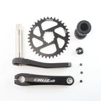 CRUZbike MTB Mountain Bike Kid's  Bicycle Crankset Crank 155/160/165/170/175mm Aluminum Alloy with Chainring 30/32/34/36/38T