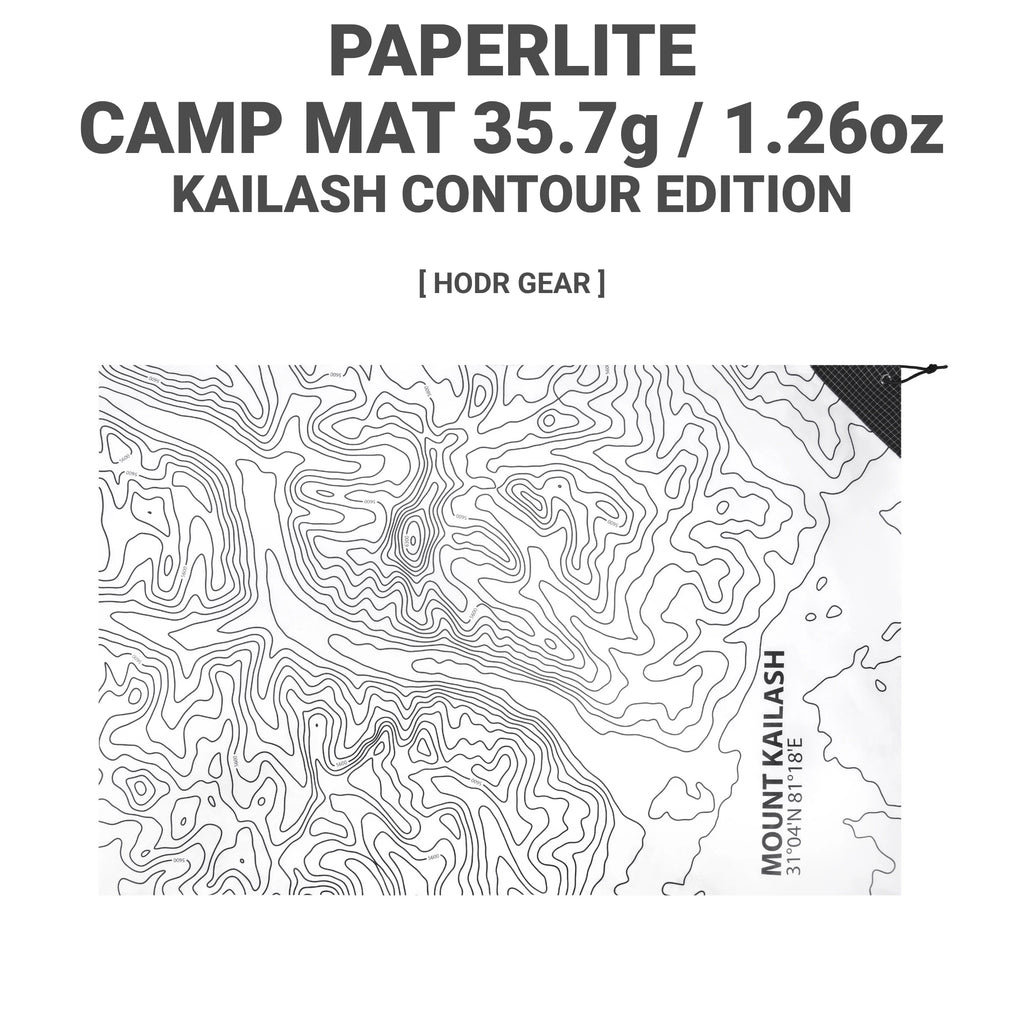 HODRGEAR Tyvek Tent Footprint Ground Sheet 35g Ultralight Waterproof Mat, Standard/Contour