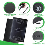 8.5/16-Inch LCD Electronic Football Coaching Tactical Board Strategy Marker Board Soccer Coach Blackboard for Sports Training