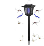 1 Pcs Solar Bug Zapper Outdoor Indoor Waterproof Mosquito Killer Lamp with White and UV Light Portable Cordless Mosquito Insect