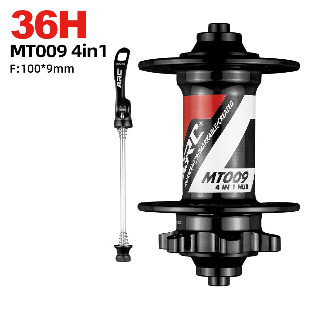 New ARC MT009 BOOST 4 IN 1 Front Bicycle Hub Mountain MTB Bike Hub Bicycle Hubs 110x15MM 100x15MM disc brake 28 32 36 holes Part