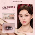 Flower Know Little Angel Nine Color Matte Fine Sparkle Pearl Comprehensive Palette