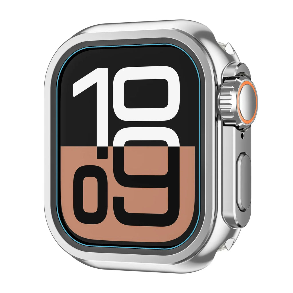 Metal Bumper Case For Apple Watch 46mm 45mm 44mm Protector Frame Cover For iWatch Series 10 9 8 7 6 5 SE Change To Ultra 2 49mm