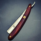 S45C Carbon Steel Straight Razor Barber Shop Sandalwood Handle Razors For Male Shaving Knife men's Safety Shaver Razors G1120