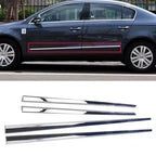 Car Side Door Moldings Bright Strips Rear Bumper Trim Chrome Strip For VW Volkswagen Passat B6 2006 2007 2008 2009 2010 2011