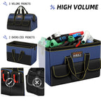 AIRAJ Multifunctional Tool Bags 1680D Oxford Cloth Electrician Bags Waterproof and Wear-Resistant High Capacity Storage Bags