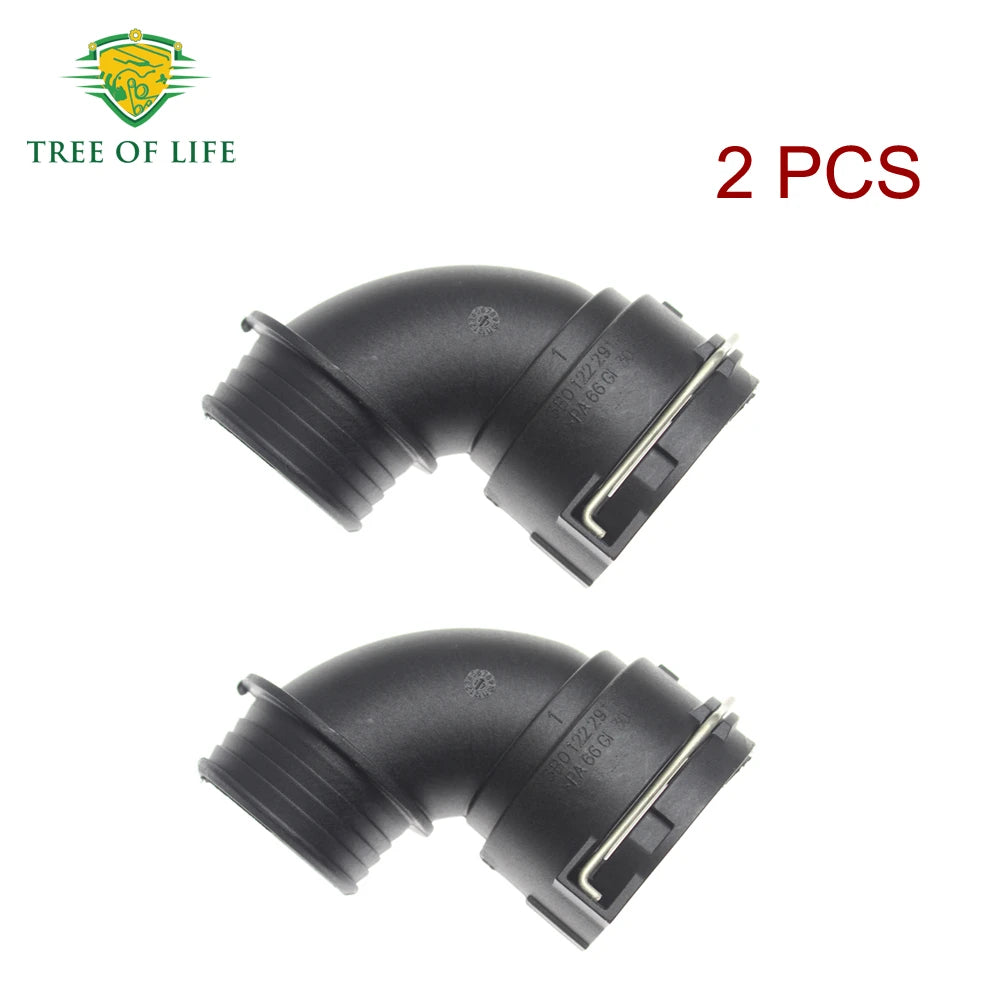 Engine Coolant Hose Connector For AUDI A3 8P S3 2.0 TT TTS Seat Altea Leon Skoda Octavia II Yeti Superb 3B0122291H 3B0 122 291 H