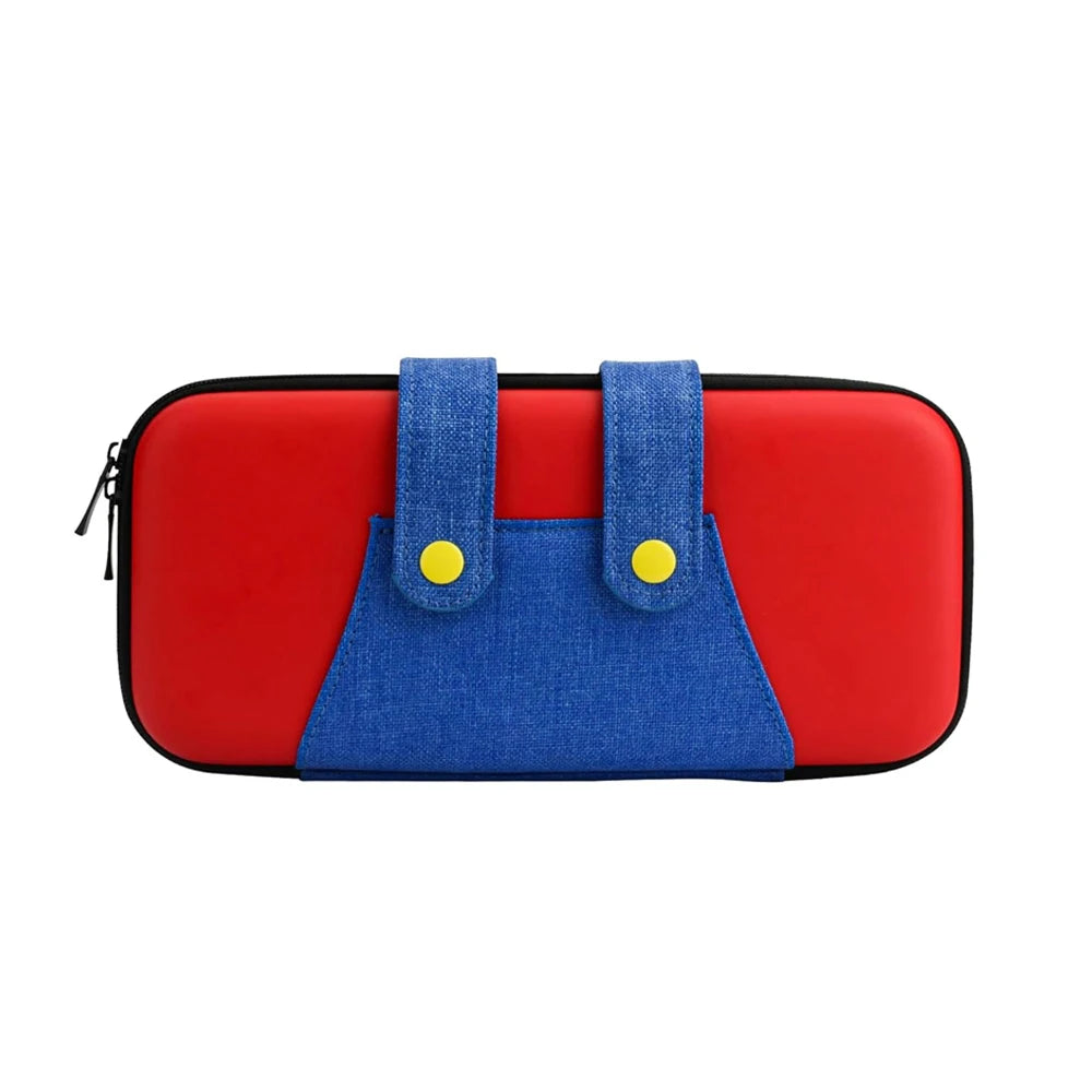 EVA Storage Switch Case Compatible with Nintendo Switch/OLED Cute Portable Switch Carrying Case with 10 Game Holders for Mario