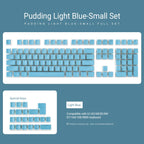129 Keys Pudding Keycaps OEM Profile PBT Double Shot Keycap For Mx Switch Mechanical Keyboard ISO Layout RGB backlit Key Caps