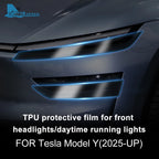 PPF Car Paint Protection Headlight Film for Tesla Model Y Juniper 2025-up Transparent Protective B-pillar Tail light Film