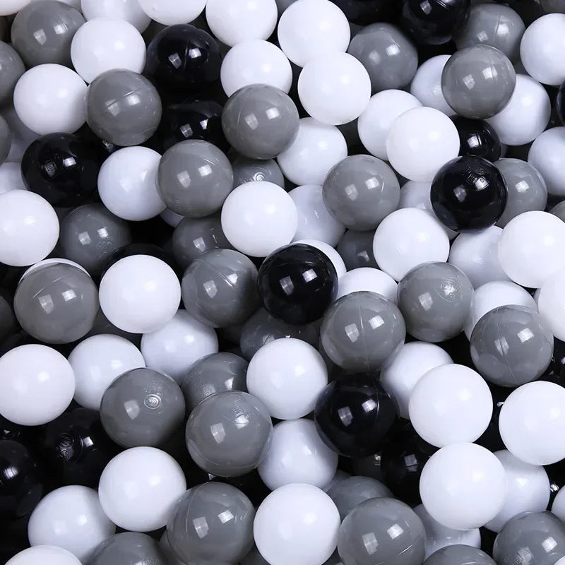 100 Pcs Eco-friendly Colorful Ball Pit Soft Plastic Ocean Ball Water Pool Ocean Wave Ball Outdoor Toys For Children Kids Baby