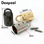 5/10/20Pcs 14mm Bag Metal Buckles Handbag Strap Tassel Cap Clasp Hook Connector Hanger Rope Cord Lock DIY Hardware Accessories