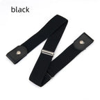 New 4/3/2/1PC Stretch Elastic Waist Band Invisible Belt Buckle-Free Belts for Women Men Jean Pants Dress No Buckle Easy To Wear