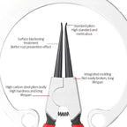 5-In Circlip Pliers,，Retaining Ring Pliersfor Removing Installing Puller Locking Rings ShaftsNeedle nose Pliers