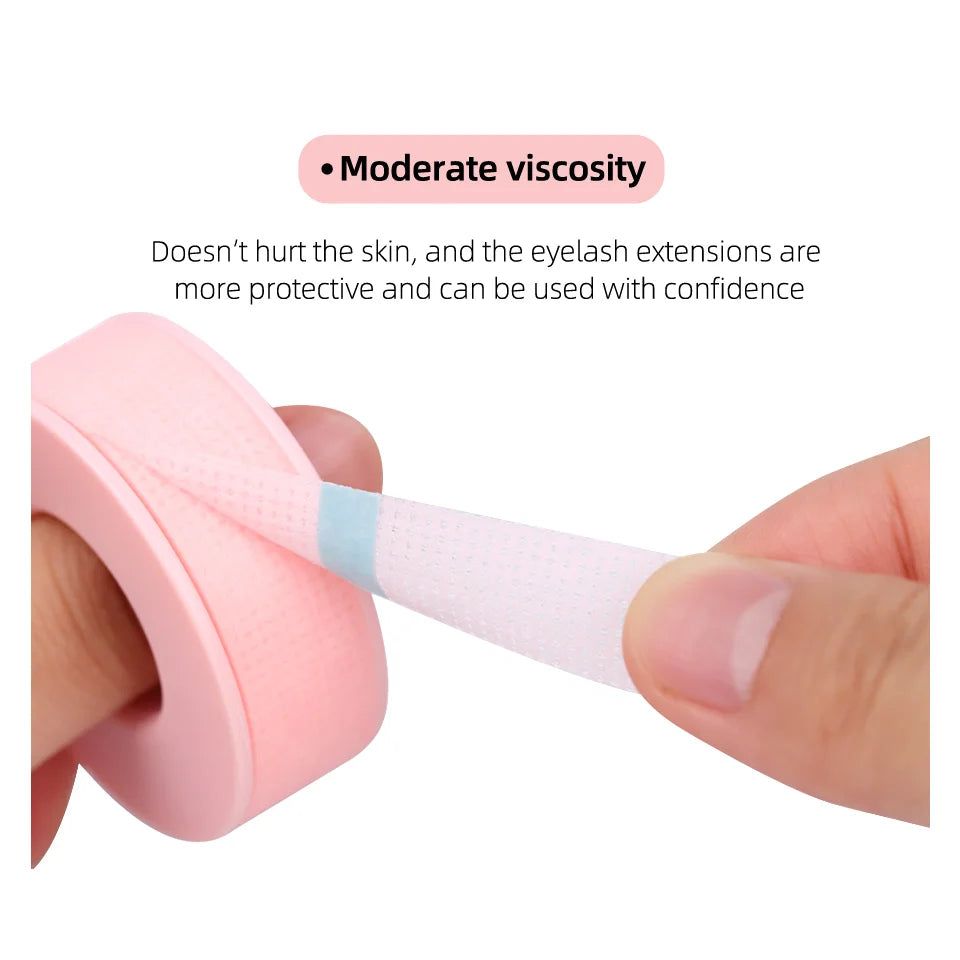50Rolls/Lot Silicone Gel Tape For Eyelash Extension Sensitive Skin Multi Use Non-Woven Breathable Under Eye Pad Patches Supplier