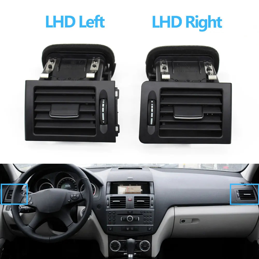 W204 Center Console AC Vent Grille Assembly for Mercedes-Benz C-Class 2007-2011 LHD/RHD