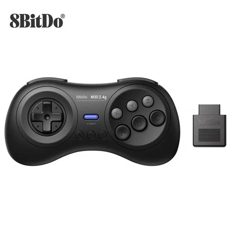8BitDo M30 2.4G Wireless Gamepad Gaming Controller for Original Sega Genesis and Sega Mega Drive - Sega Genesis